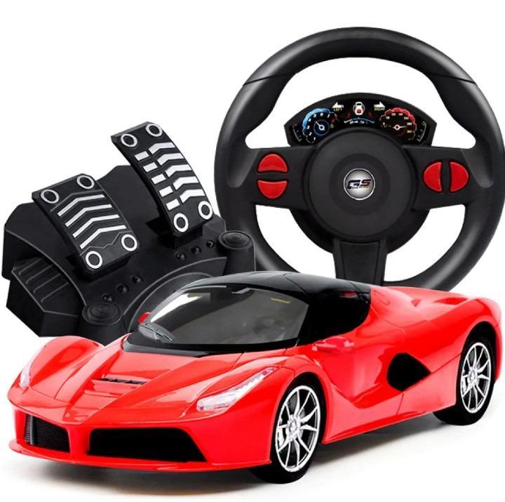 Toy car for kids with steering wheel ha padels