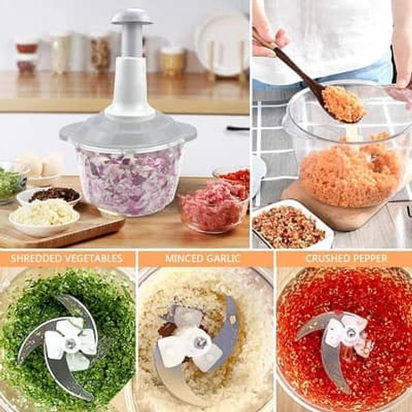 Manual hand chopper
