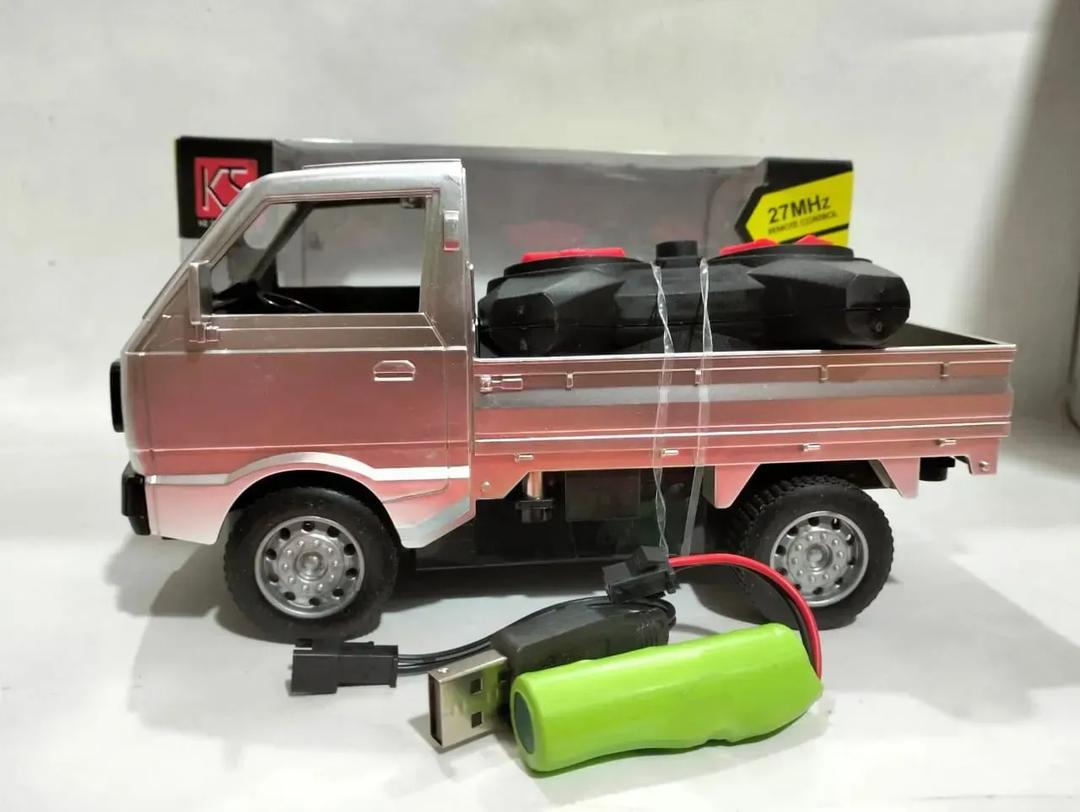 Neon green rc truck