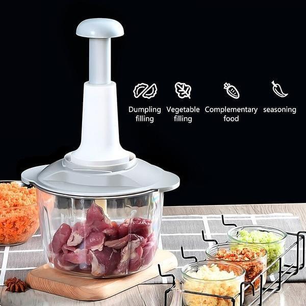 Manual hand chopper