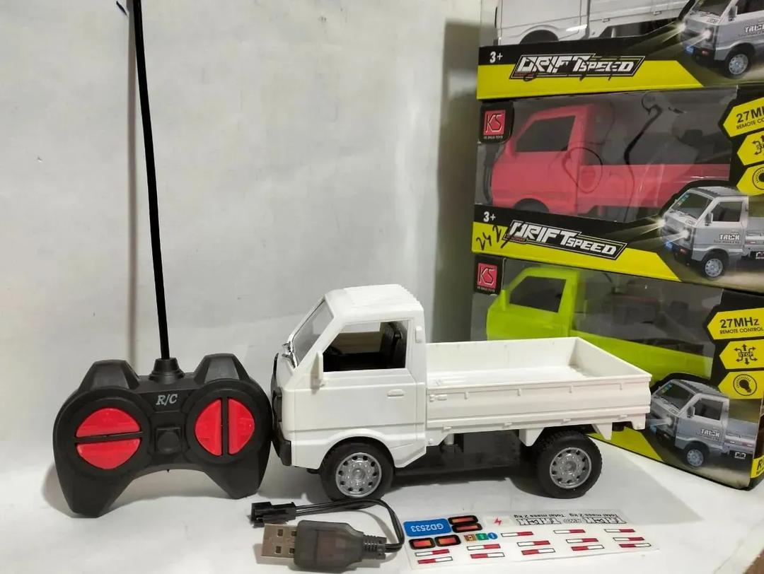 Neon green rc truck