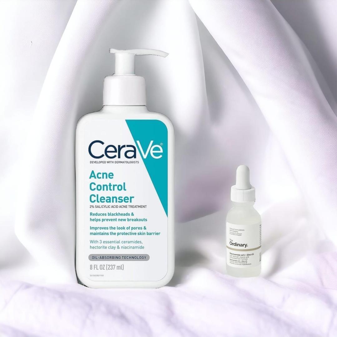 CearVe ance cleanser + the ordinary seram bundle