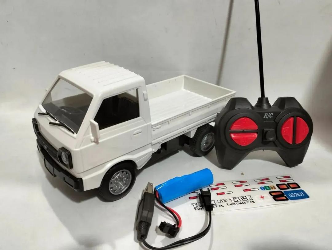 Neon green rc truck