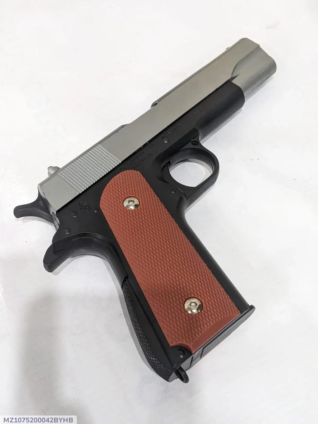 Stainless steel toy gun for boys outdoor play