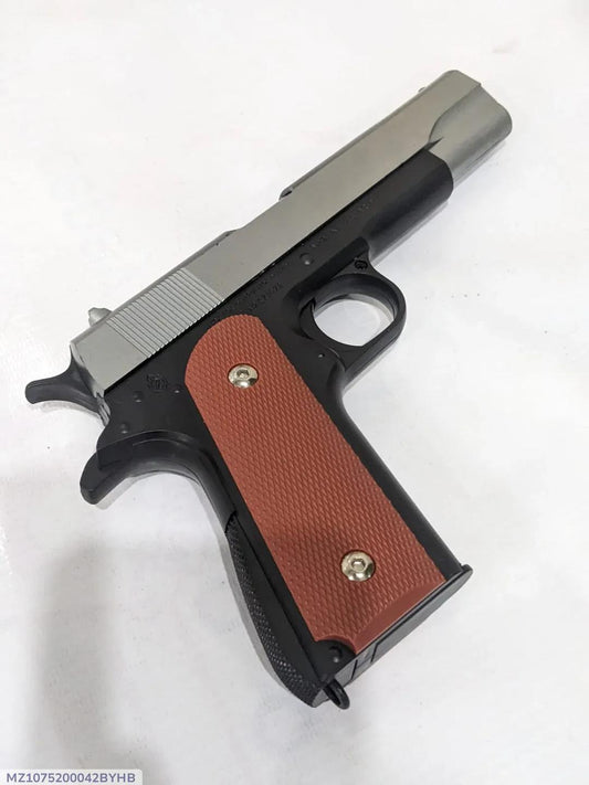 Stainless steel toy gun for boys outdoor play